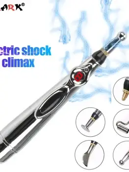 Electro Stimulator Penis Shock E-Stim Anal Vagina Nipple Clitoris Body Massage Sex Toys Electric Wand Electronic Acupuncture Pen
