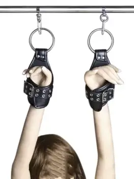 sex toys for woman sex Leather Ankle Wrist Suspension Cuffs Restraint BDSM Bondage Strap Keep Suspended Hanging Handcuffs
