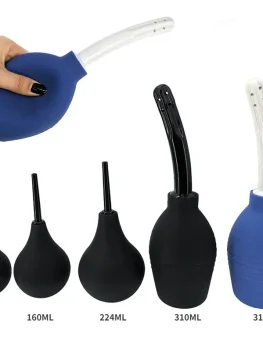 1Pc Enema Cleaning Container Vagina & Anal Cleaner Douche Bulb Design Medical Rubber Health Hygiene Tool Sex Toys For Woman/Man