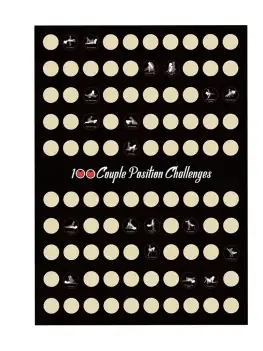 Valentine'S Day Scratch Off Poster 100 Sex Poses Challenge Scratch Off Poster Couple Gifts Sympathy Cards Set декор для комнаты