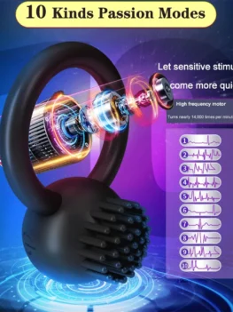 Cock Ring Vibrator Penis Sleeve Sucking Stimulator Remote Control G-spot Erection Ring Clitoral Sex Toy for Adult Supplies