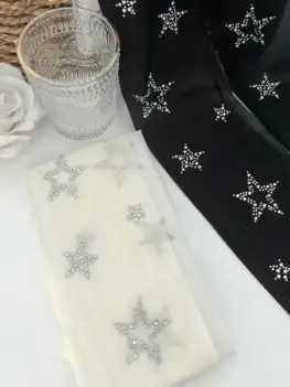Y2k Diamond Star Stockings Rhinestone Bling Sexy Women Pantyhose Thigh High Stockings JK Lolita Cosplay Underwear Pantyhose
