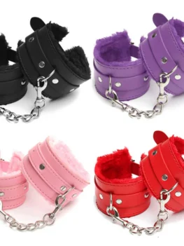 SM Handcuffs Sex Ankle Cuff BDSM Bondage Restraints Soft Plush Handcuff Adult Game 18+ Erotic Couple Sextoy Sex Supplies Shop