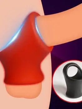 Penis Cock Ring Silicone Ball Stretcher,Cockring Penisring,Scrotum CBT Tug Sex Delay Ejaculation Toys,BDSM Bondage,Erection Men