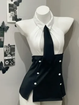 Women Teacher Secretary Sexy Uniform Miss Secretary Outfits Tops Mini Dress Kawaii Office Lady Cosplay Costumes Erotic Lingerie