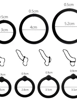 Silicone Penis Ring Ejaculation Delay Cock Rings Dick Erection Cockring Male Chastity Adult Sex Toys For Men Lock Sperm Trainer