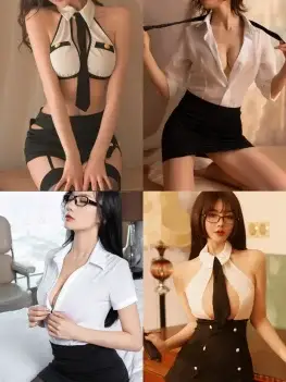 Secretary Cosplay Costumes Japan Korean Popular RolePlay Animation Show AV Actress Outfit Office Theme Honeymoon Naughty Evening