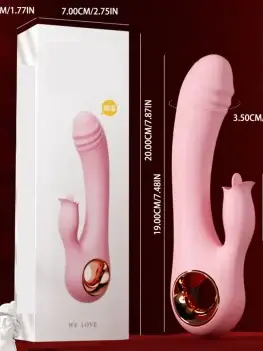 2025 Magic Wand Second Generation AV Wand Warm Tongue Lick Double Shock Female Masturbation Massager Adult Sex Products 2025 NEW