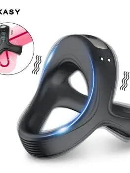 Vibrator Cockring Penis Cock Ring on for Man Delay Ejaculation Sex Toys for Men Couple Rings Penisring Toys for Adults 18