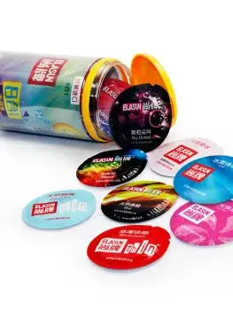 Elasun Condom Ultra Thin Pleasure Lubrication Passion Series Condoms Natural Latex Rubber Condom for Men Sex Products