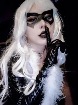 Black Gothic Harajuku Punk Sexy Cat PU Leather Eye Mask Masquerade Mask Cosplay Handsome Eye Mask Role Play Accessories