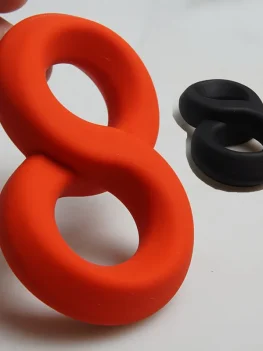 8-shaped Erection Cock Ring,Used Around Penis and Testicles,Silicone Cockring,Delay Ejaculation Ball Strecher,Sex Toys for Men