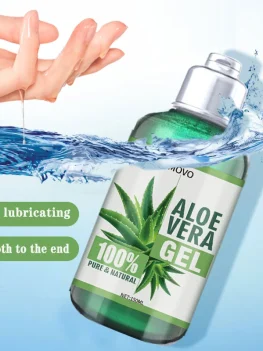 Aloe vera lubricant 150ml water soluble lubricant husband and wife room sex products enhance libido Smooth and no-wash Products