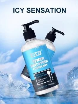 120ml/300ml Cooling Water-Based Lubricant for Intimate Play – Long-Lasting, Skin-Friendly, Non-Sticky, Toy-Safe Lube for Couples