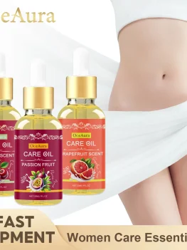 Natural Yoni Oil Women Vaginal Wash Tighten Fruit Fragrance Reduce Odor PH Balance Moisturizing Feminine Hygiene Cleansing 30ml