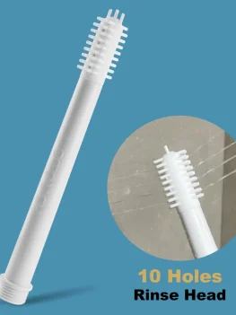 Silicone Brush Cleaner for Masturbation Cup Pussy Syringe Douche Washing Shower Head Irrigator Clean Tools Sex Toys Accessories