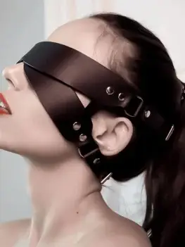 UYEE Sexy Blindfold Mask PU Leather Girl Cosplay Masquerade Sexy​ ​Lingerie Women Body Erotic Halloween Carnival Party Masks