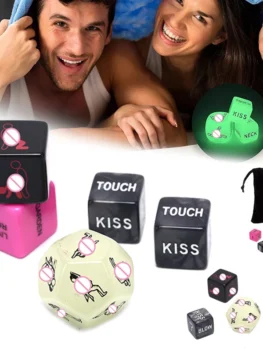 6/5/4/1Pcs Sexy Dice Set Fun Adult Love Posture Couple Game Sex Noctilucent Erotic Lovers Position Foreplay Romantic Party Toys