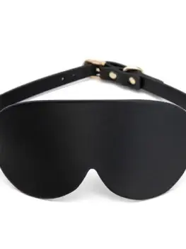 Adult Blindfold Sex Games Faux Leather BDSM Eye Mask For Men Women 18+ Exotic Riveted PU Buckle Sexy Party Club Coslay Mask