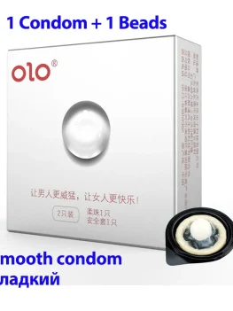  OLO condom with ball for men delay ejaculation 0.01 Ultra-thin penis sleeve extender long sex Condom adult products 18 nozzles