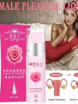 Female clitoral pleasure orgasm erotic lubricant 15ML Vaginal Moisturizing Firming Pleasure Erotic arousal liquid sex products