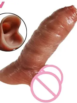 Male Penis Sleeve Sex toys Cock Extender Reusable Condoms Delay Ejaculation Penis Enlargement Silicone Sex Toy For Men Sex Shop