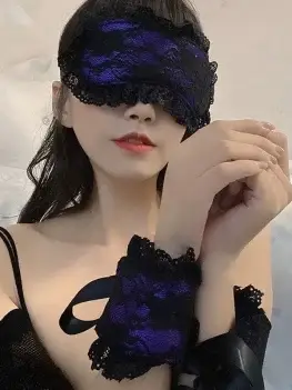 Sexy Lace Eye Mask Blindfold Handcuff Suit Couple Exotic Accessories Restraint Adult Games Flirting Outfits Accessories Sex Toy