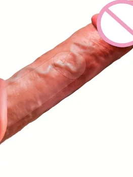 Soft Silicone Condom Enlargement Penis Sleeve Realistic Penis Extender Sex Toys for Men Sexual Tools Reusable Condom Cock Sleeve