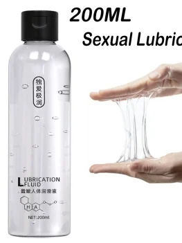 200ML Water based Lubricant Safe Intimate Gel Vaginal Anal Lube Lubricating Oil Adult For Women Men And Couple Erotic Tools