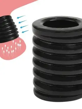 Male Penis Lock Cock Ring Bondage Erection Ball Ring Delay Ejaculation Reusable Enlargement Ball Stretcher Sex Toy For Man