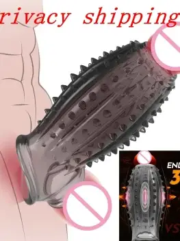 G-spot stimulate Penis Enlargement Sex Toys For Men Cock Ring Stretcher Extender Sleeve Reusable Condoms Goods Adults Products