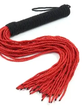 New BDSM Nylon Rope Whips Adults Tassel Tails Bondage Flogger Handle Spanking Knout Sex Slave Game Flirt Erotic Toys For Couples