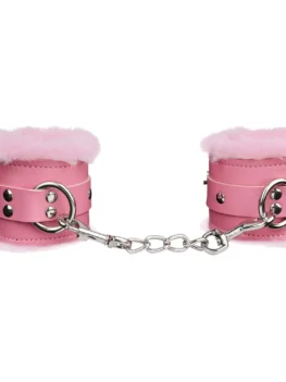 Bondage Handcuffs Soft Furry Wrist Cuffs Bondage Restraints SM Toys Pink Fuzzy Hand Cuffs for Adults Games