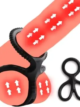 New Silicone Penis Rings Scrotum Stretcher Bondage Delay Ejaculation Cock Ring Chastity Cage Sex Toy for Men