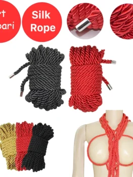Professional Bondage Sex Rope Shibari Art Slave Restraint Rope Soft Silk Cotton Adult Couple Sex Toys BDSM Binding Role-Playing