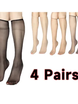 Stockings Transparent Crystal Silk Thin Summer Nylon Stockings Female Ladies Over Knee Socks for Women