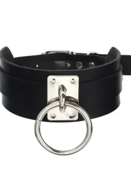 Goth Black Choker Collar for Women Punk Gothic Chockers Halloween Cosplay Jewelry Costume Accessory