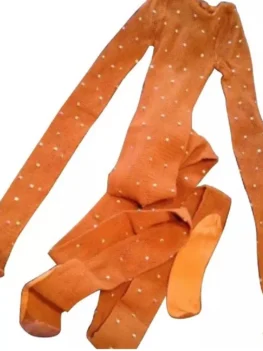 Latin Full Body Jumpsuits With Rhinestones Professional Fishnet Ballroom&Latin Dance Hard Yarn Elastic Latin Stockings Pantyhose