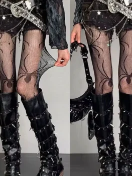 Sexy Lace Fishing Net Stockings Tights Spider Pattern Silk Thin Mesh Bottoming Pants Tights Summer Thin Material Pantyhose