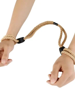 Soft Adjustable Erotic Slave Handcuffs Bdsm Bondage Restraint Rope Feitsh Shibari Ankle Cuffs Adult Games Sex Toys For Women Gay