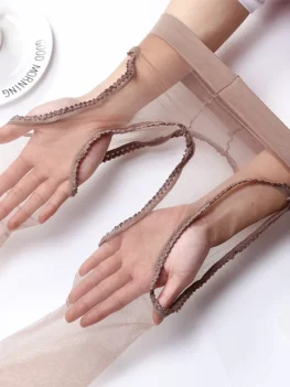 New 5D Sexy Women Tights Open Crtoch Transparent Crotchless Pantyhose Ultra-thin Nylon Breathable Tights Stretchy Stockings