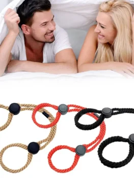Sm Sex Training Props, Adjustable Cotton Rope Handcuffs For Binding And Restraint, Convenient Rope Buckles Self-binding