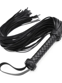 PU Leather Flogger Frisky Imprint Spanking Paddle Beat Submissive Sex Play Horse Crop Training Whip For Equestrian Riding Bat