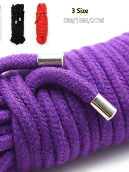 5 Colour Men Women Fetish Slave Role Play Binder Restraint Touch Fun Exotic Shibari Accesories of Handcuffs Bondage Rope
